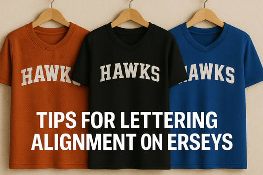 Best Fonts for Embroidered Jerseys (Because Not All Letters Stitch the Same)