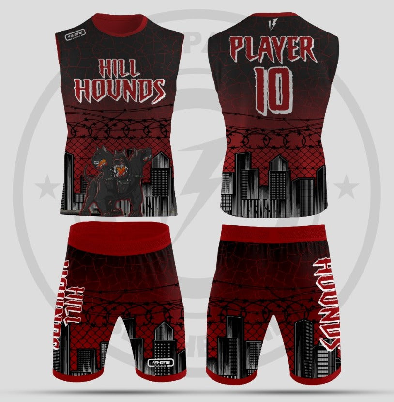 7v7 Football Uniforms – Hill Hounds Edition