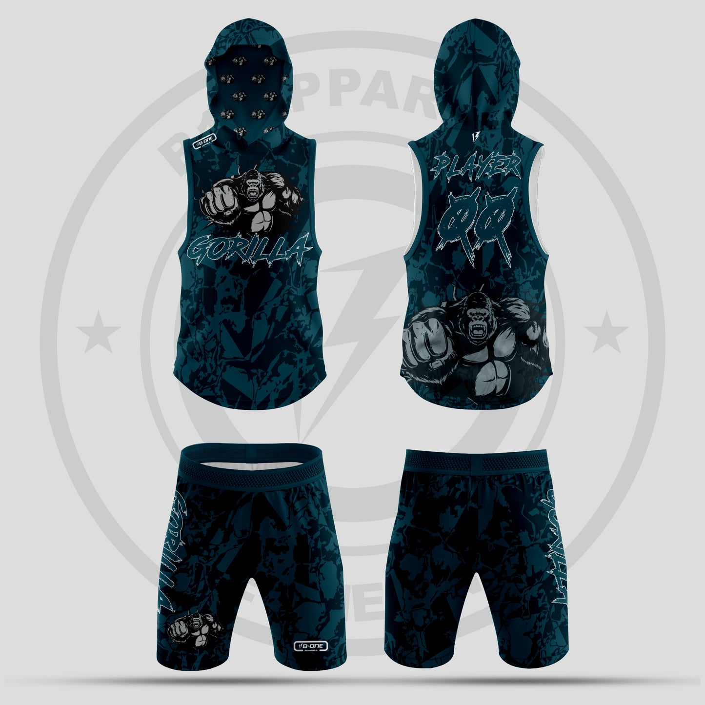 Gorilla 7v7 Flag Football Uniform – Powerful Custom Jersey for Dominant Teams