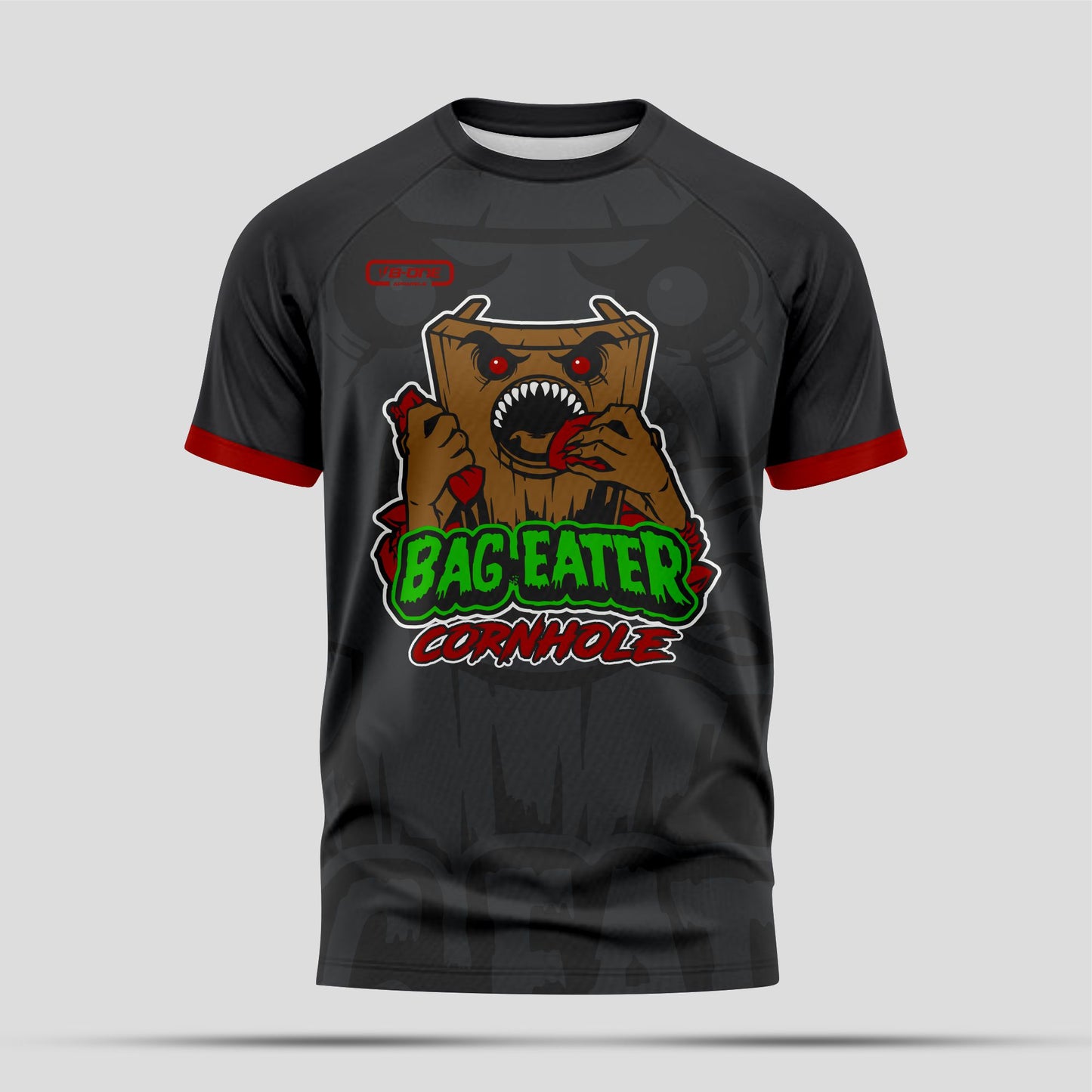 Bag Eater Cornhole T-Shirt – Funny Cornhole Player Gift for Men & Women