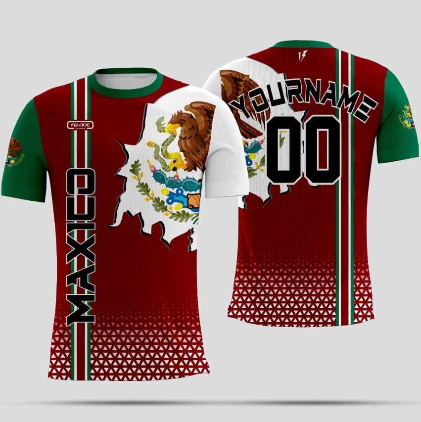 Custom Dri-Fit T-Shirts – Mexico Flag Edition