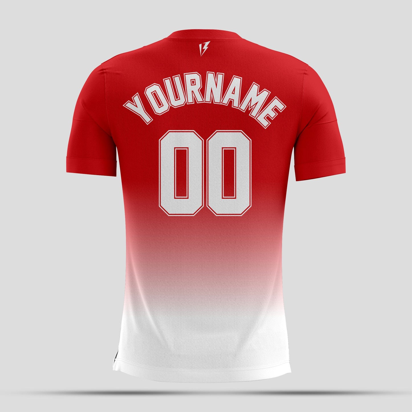 Red & White Dri-Fit Sublimated T-Shirt – Custom Lightweight Athletic Tee