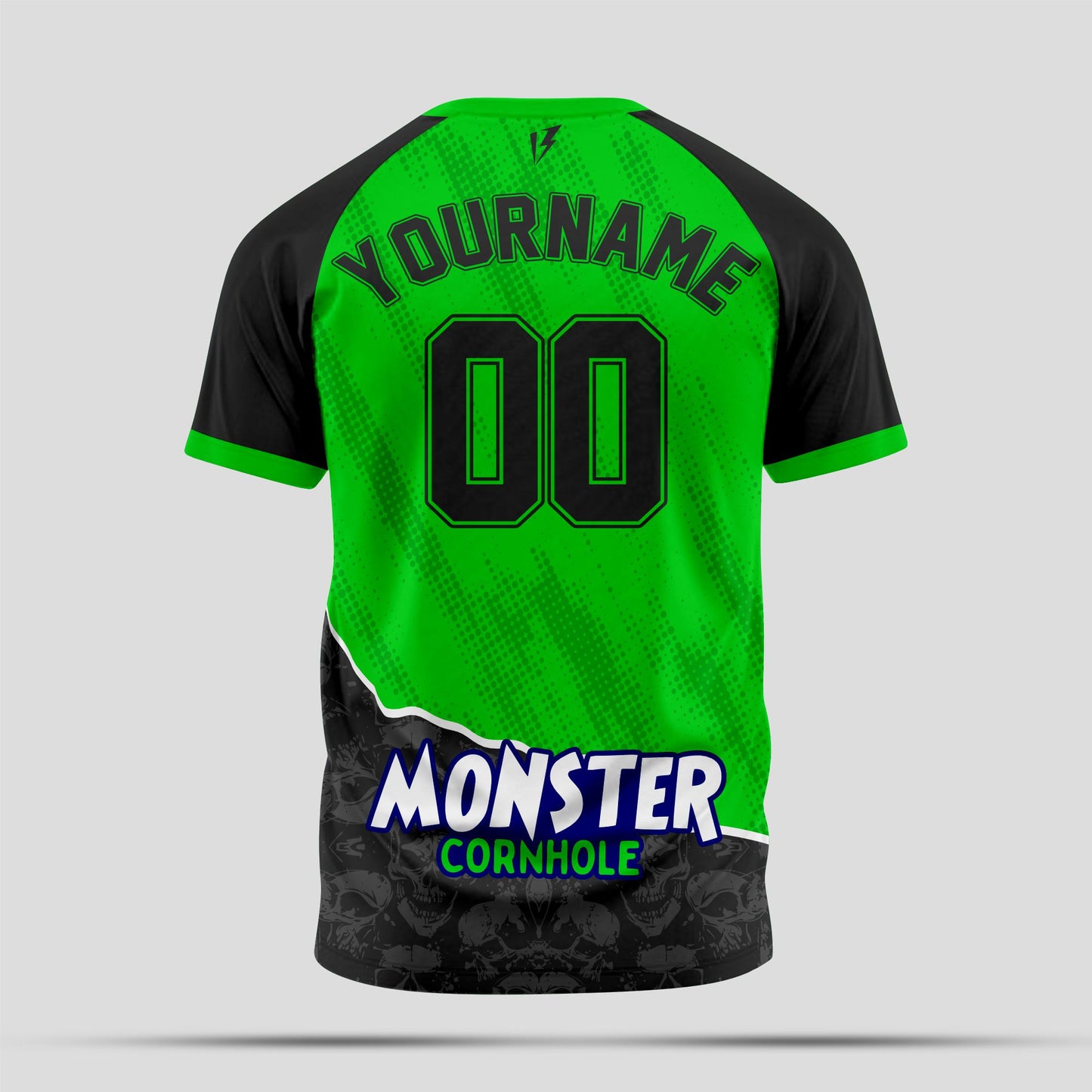 Monster Cornhole T-Shirt – Dominate the Boards with Beast Mode