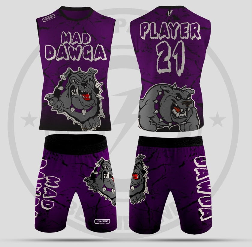7v7 Football Uniforms β MAD DAWGA Edition