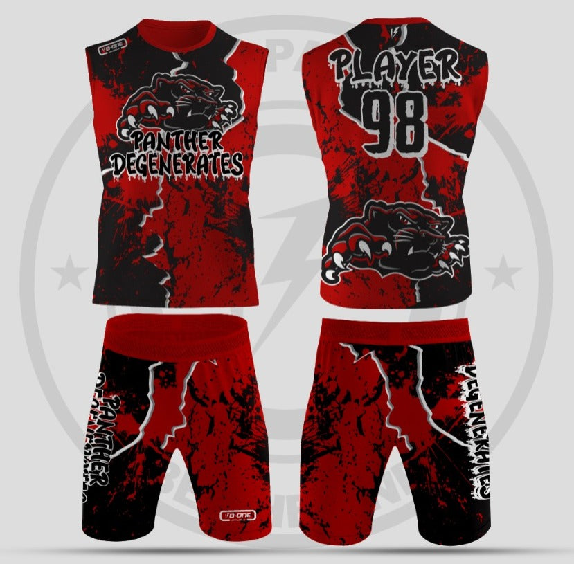 7v7 Football Custom Uniforms β Panther Degenerates Edition