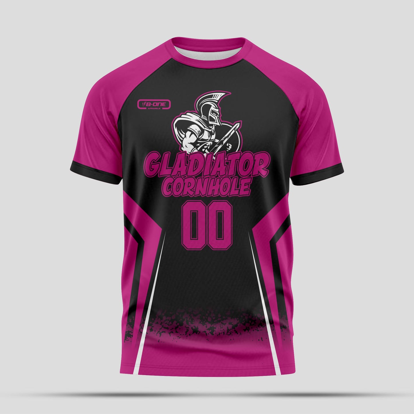 Gladiator Cornhole Shirt - Tournament Warrior Cornhole Tee for Competitive Players