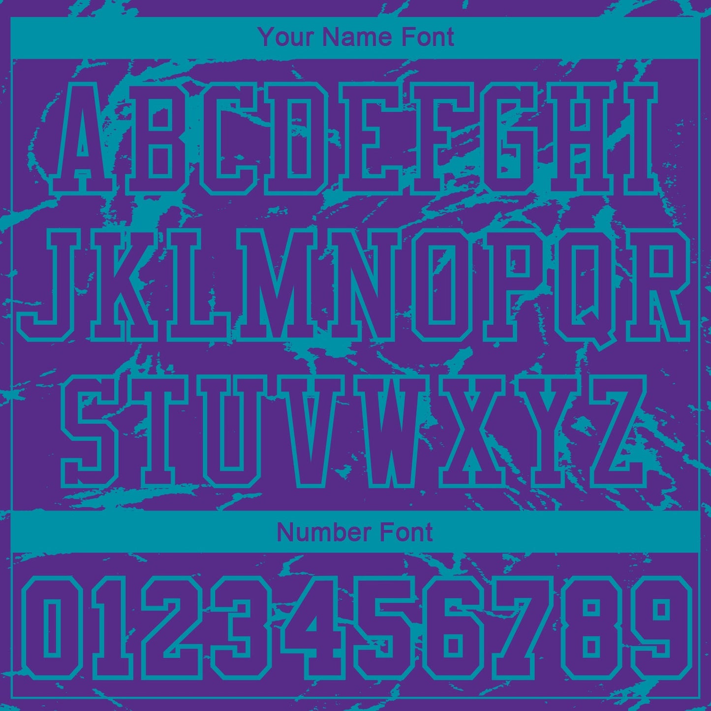 Custom Purple Teal Abstract Grunge Art Round Neck Sublimation Basketball Suit Jersey