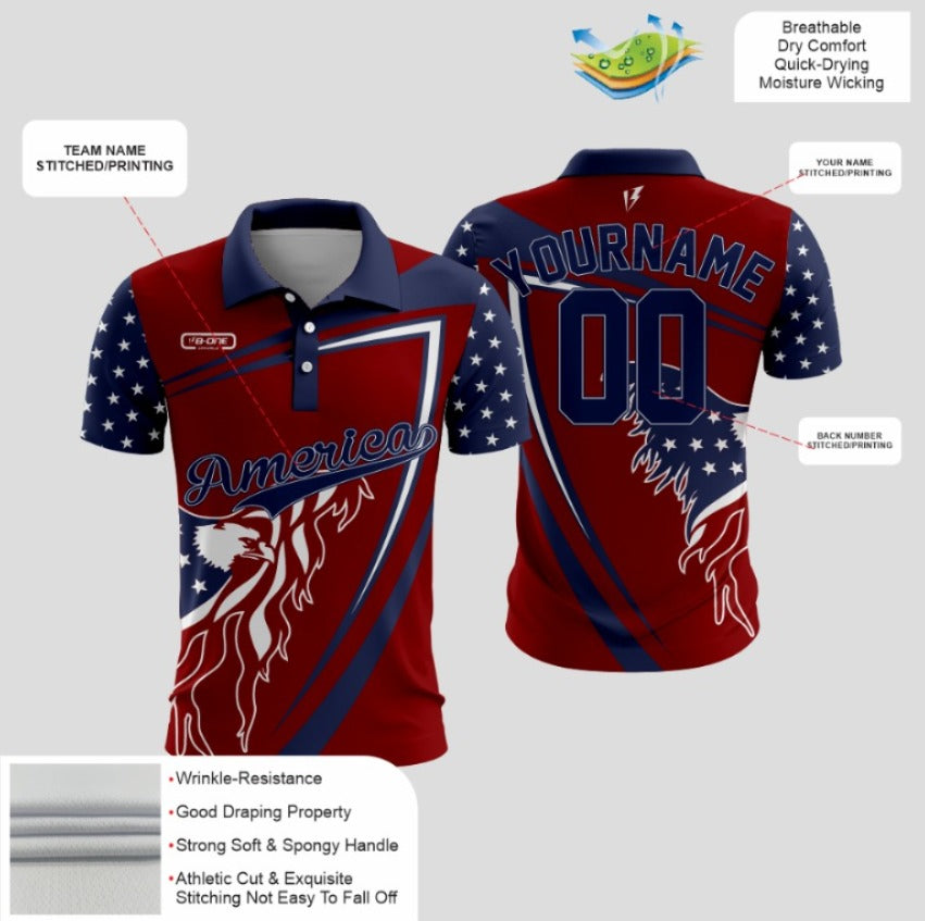Baseball Red Blue Baseball Jerseys