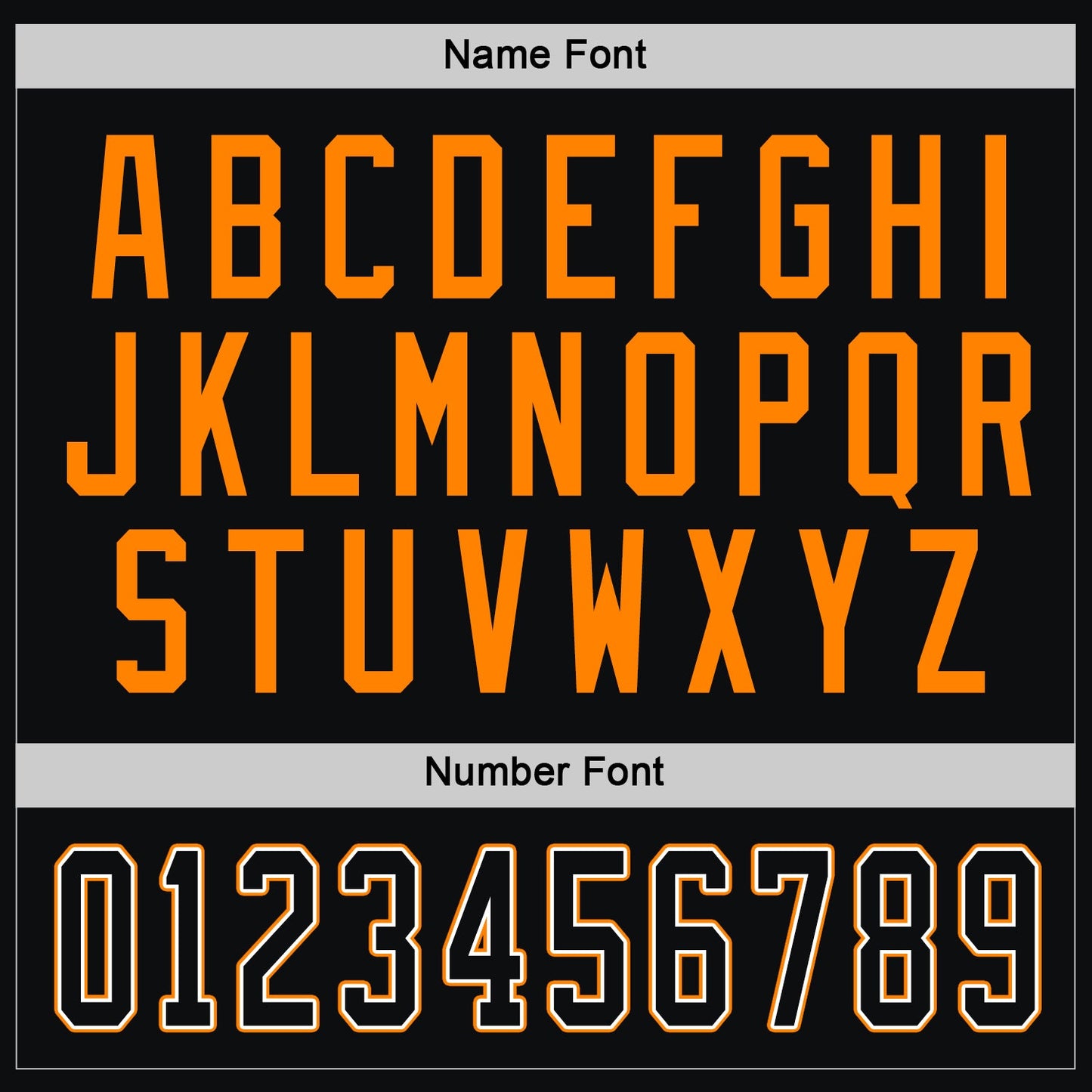 Custom Black Black-Bay Orange Hockey Jersey