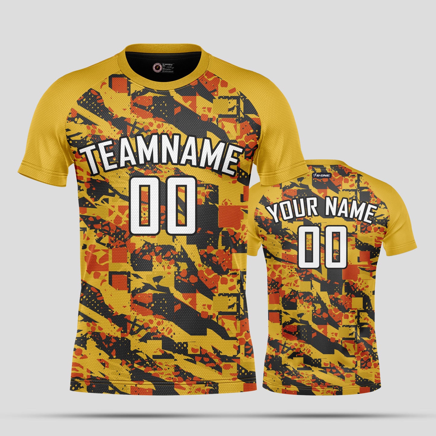 Custom Yellow & Black Soccer Jerseys for High-Performance Teams