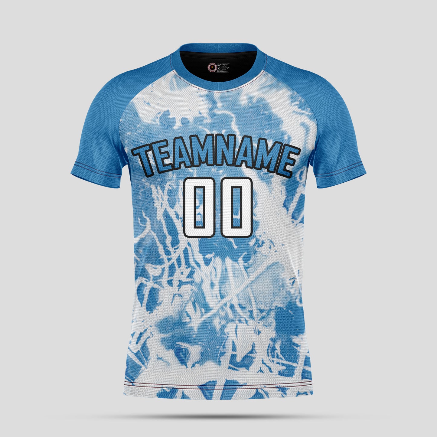 Custom White & Blue Soccer Jerseys for High-Performance Testing Teams