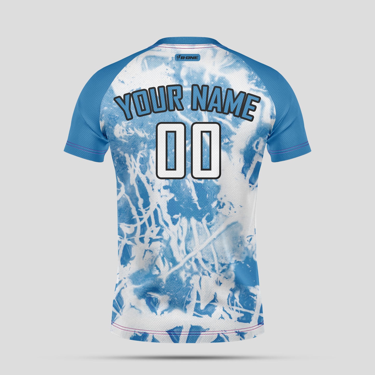 Custom White & Blue Soccer Jerseys for High-Performance Testing Teams