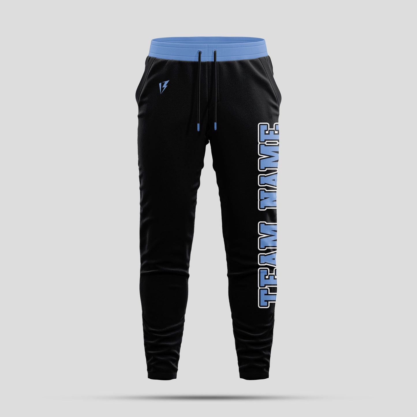 Custom Black Team Pants with Personalized Team Name