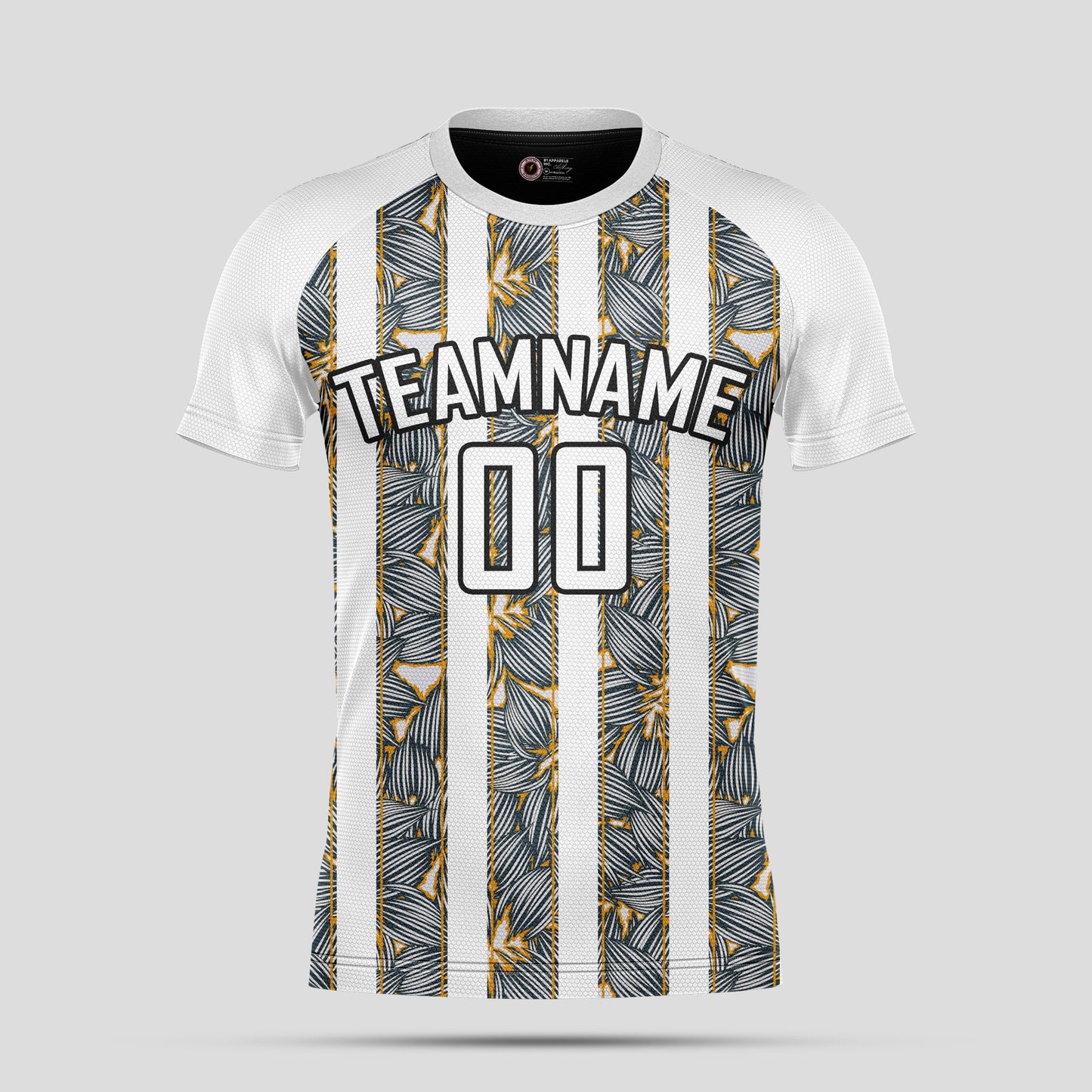Custom White & Gray Soccer Jerseys with Personalized Team Names
