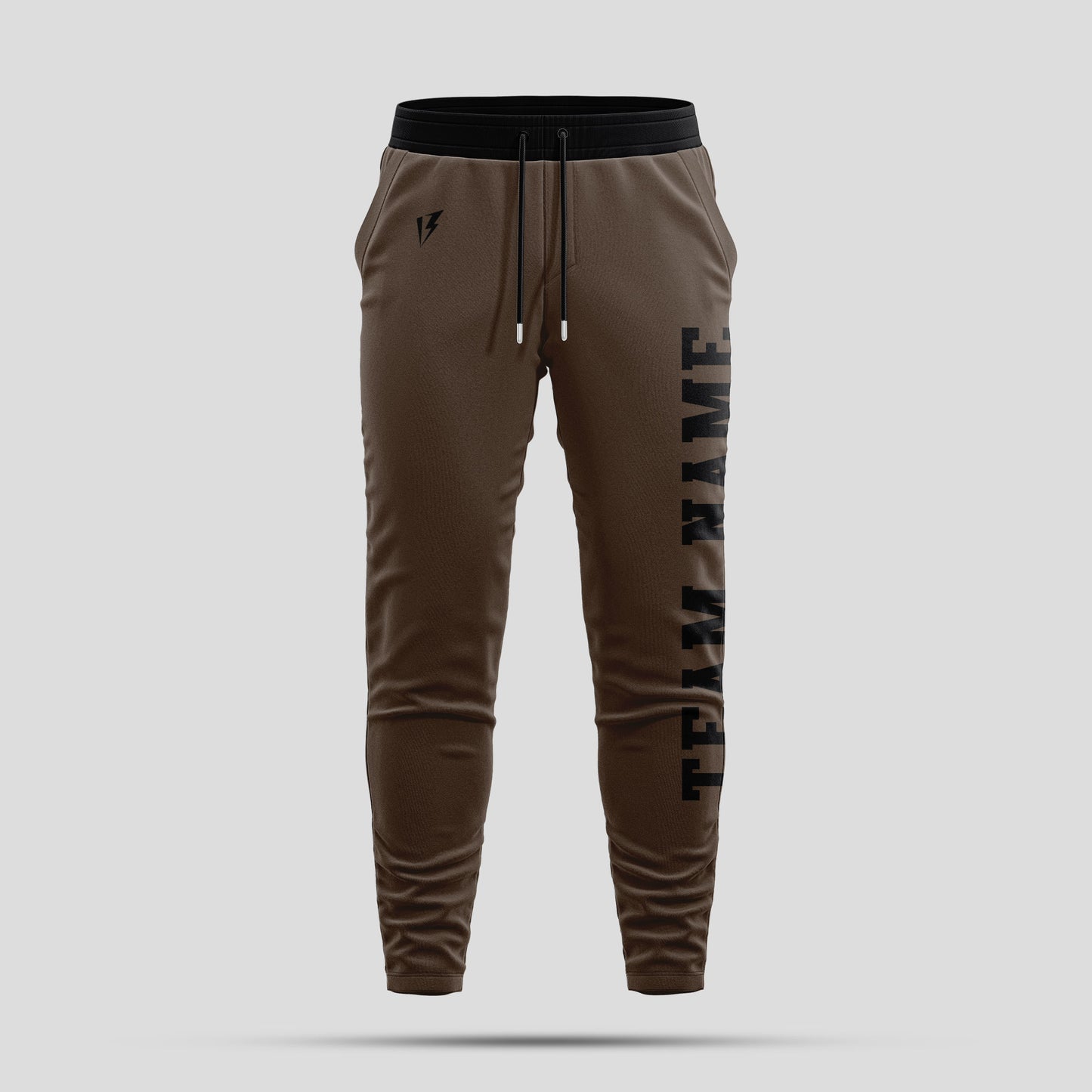 Custom Brown Team Pants with Personalized Team Number