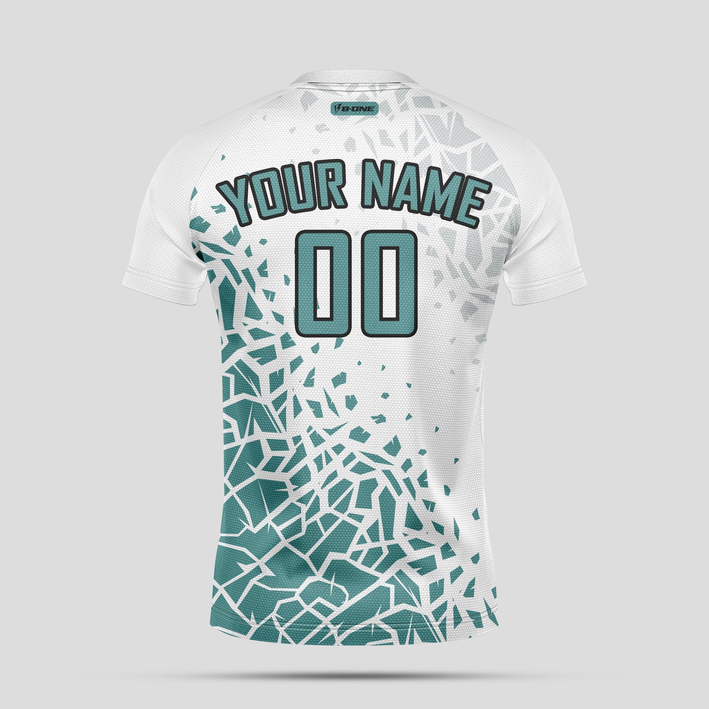 Custom White & Green Soccer Jerseys with Personalized Team Numbers