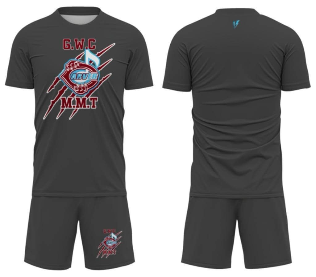 CARVER Grey Shorts Set – Custom Sublimation by SRJ