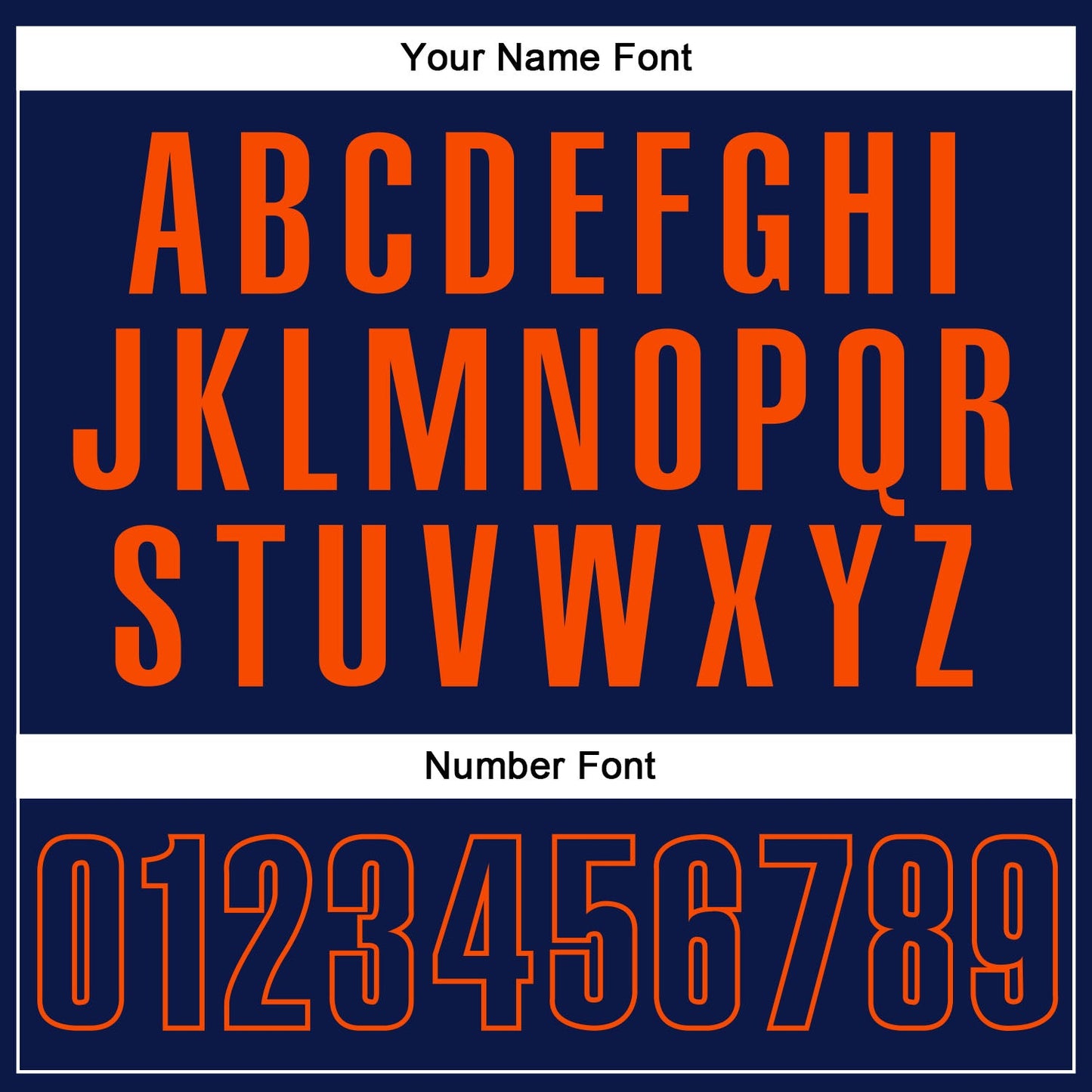 Custom Navy Navy-Orange Performance Vapor Golf Polo Shirt