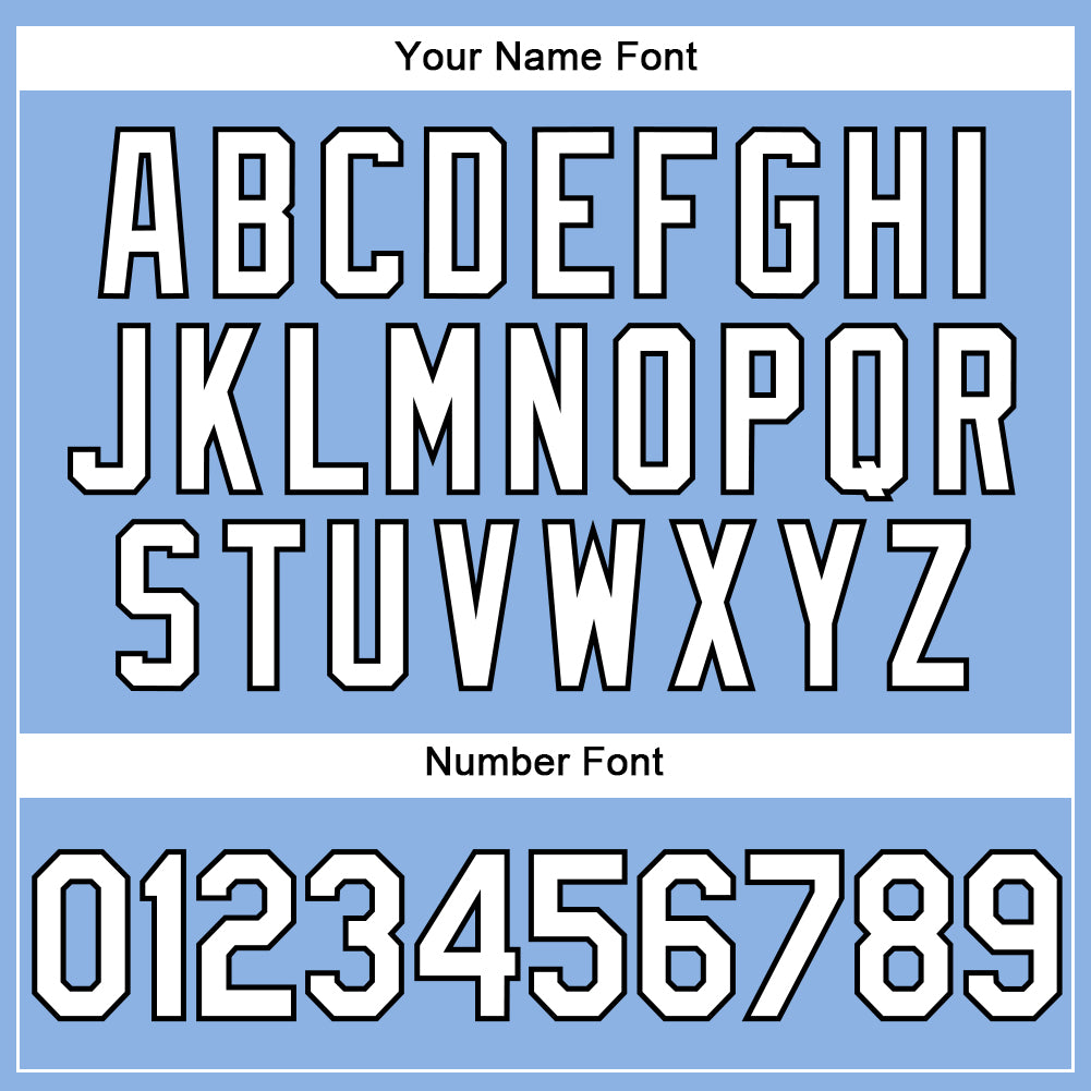 Custom Light Blue White-Black Performance Vapor Golf Polo Shirt