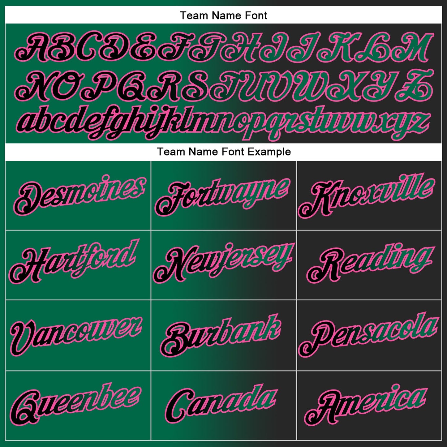 Custom Stitched Black Kelly Green-Pink Gradient Fashion Sports Pullover Sweatshirt Hoodie