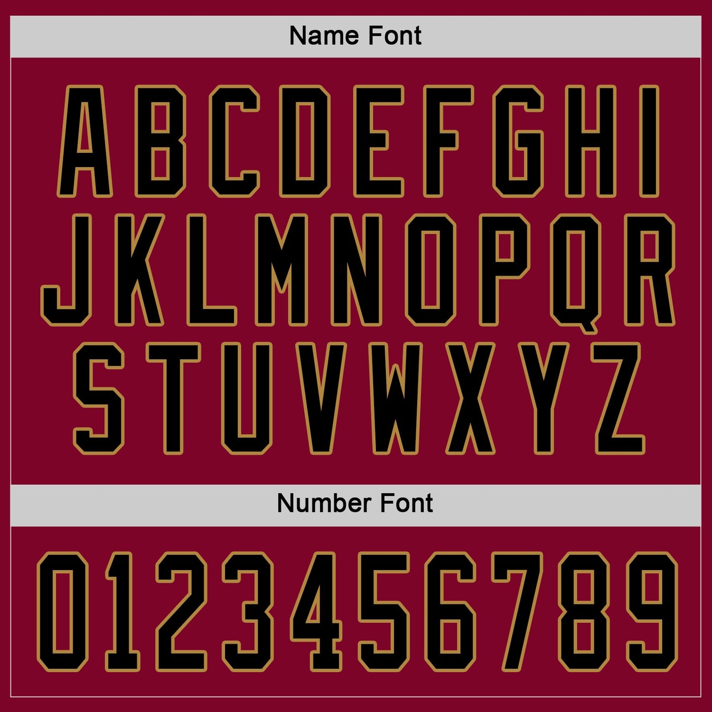 Custom Maroon Black-Old Gold Hockey Jersey