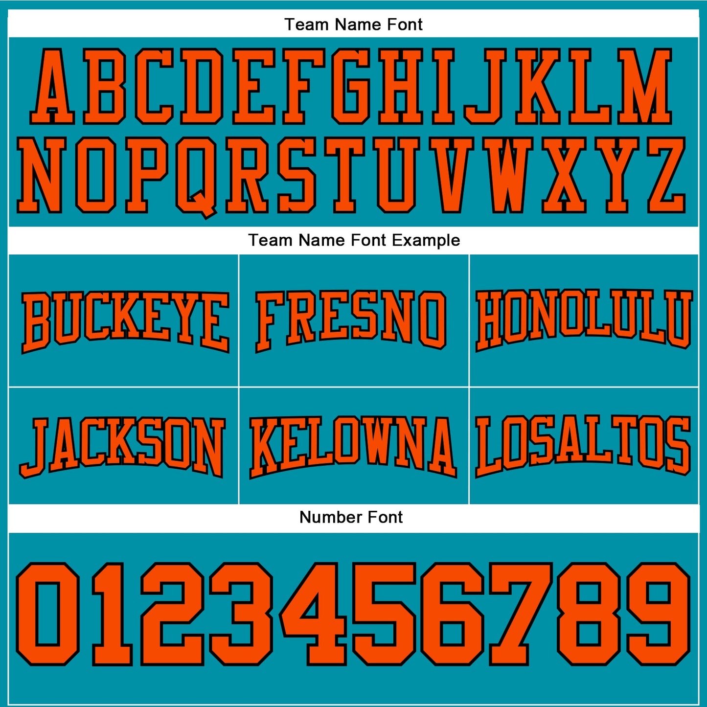 Custom Stitched Teal Orange-Black Football Pullover Sweatshirt Hoodie