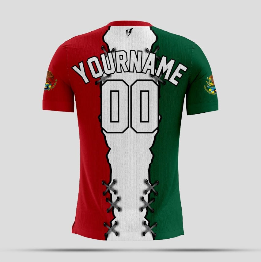 Red & Green Custom Dri-Fit T-Shirt – Mexico Edition
