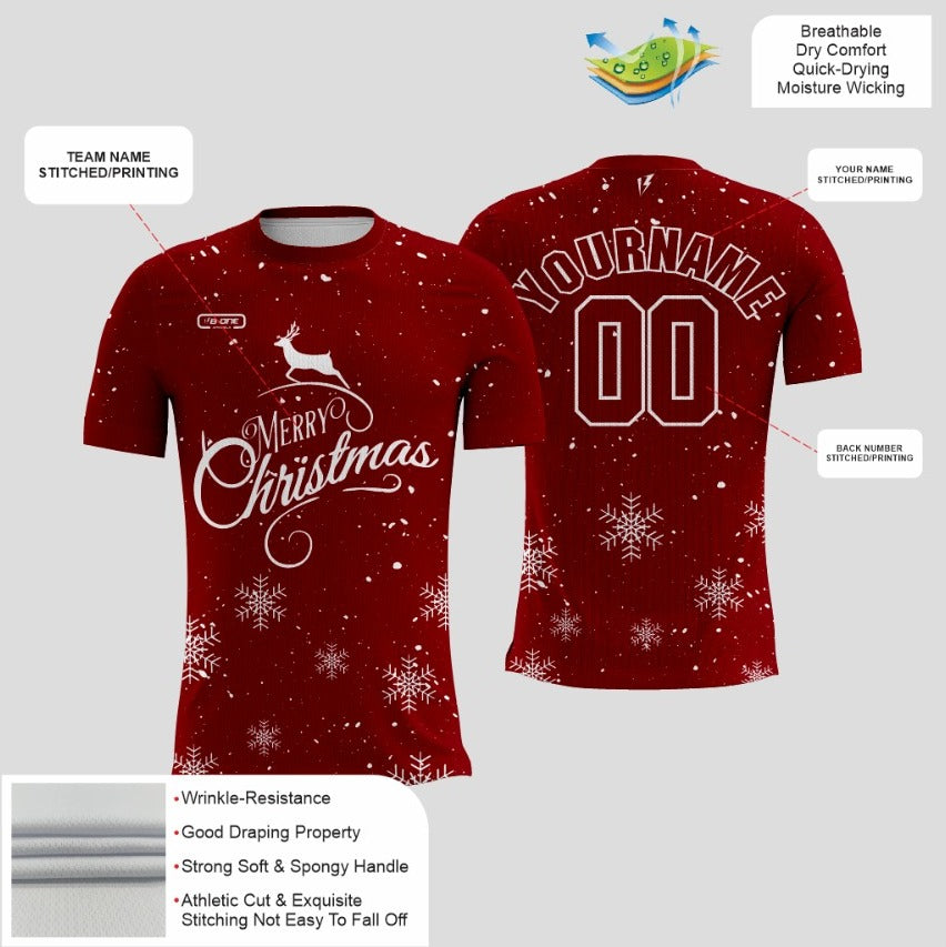 Merry & Bright Christmas Dri-Fit Shirt π
π