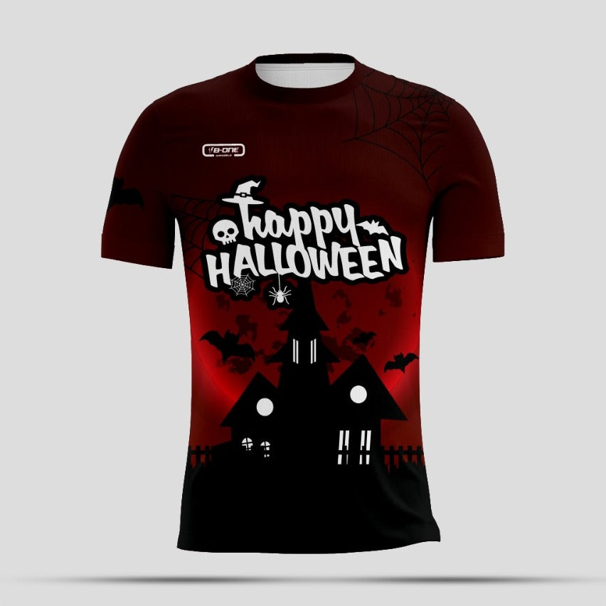 Happy Halloween Custom Black & White 3D Performance Shirt 🎃👻