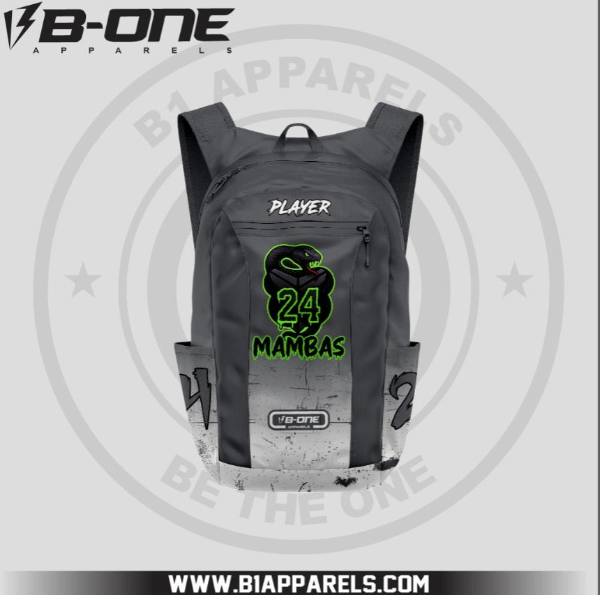 Mambas Elite 7v7 Player Package – Home & Away Hooded Uniforms, Warm-Up Suit (No Hood), Backpack, Soft Helmet, Gloves & Flag Belt