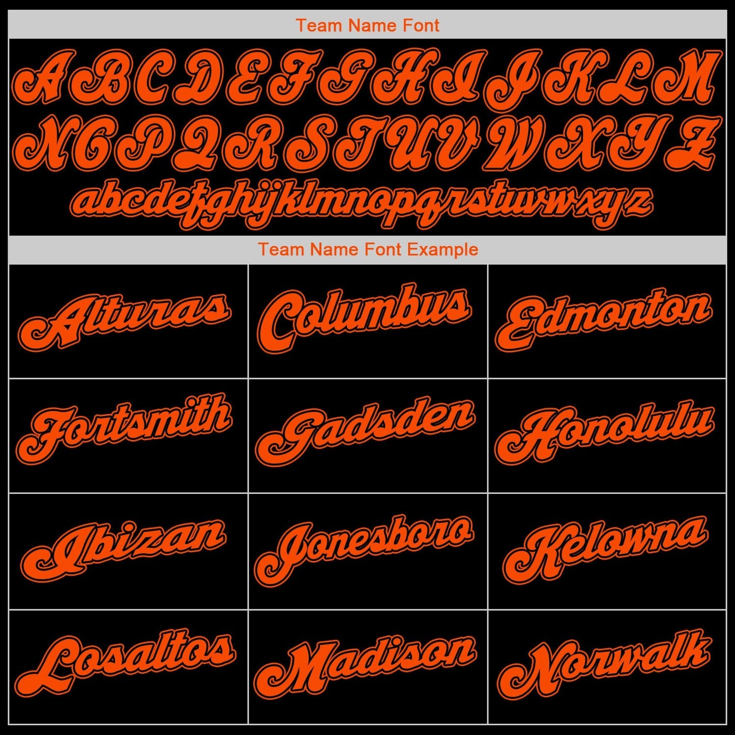 Custom Black Orange-Black Authentic Softball Jersey