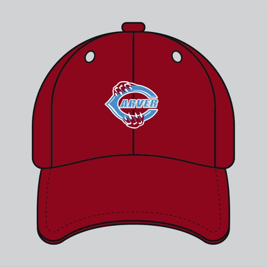 CARVER Maroon Custom Baseball Cap – Embroidered by SRJ Apparel
