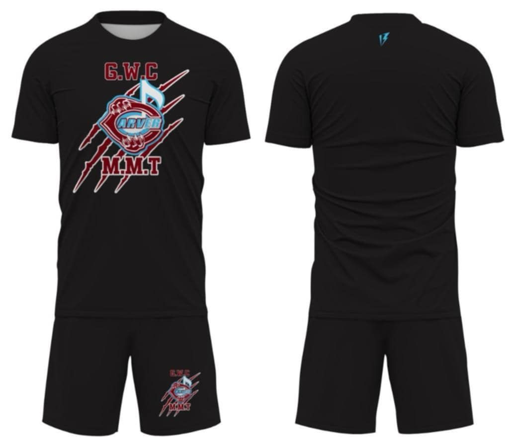 CARVER Black Shorts Set – Custom Sublimation by SRJ