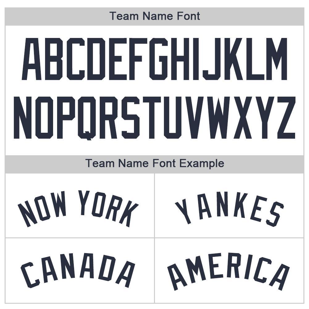Custom White Navy Pinstripe Navy Softball Jersey