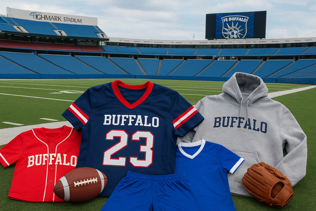 Custom Sports Uniforms in Buffalo – Look Like a Pro Play Like a Pro at Highmark Stadium