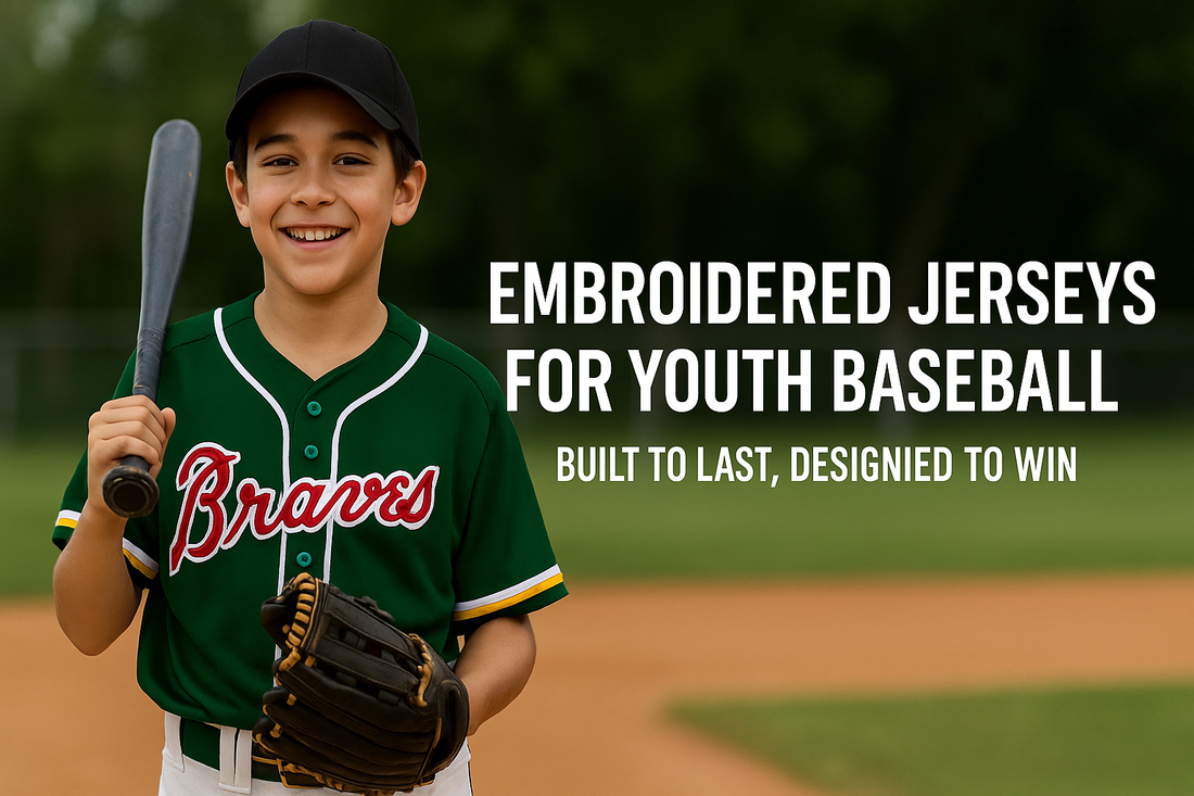 Embroidered Jerseys for Youth Baseball: Built to Last, Designed to Win