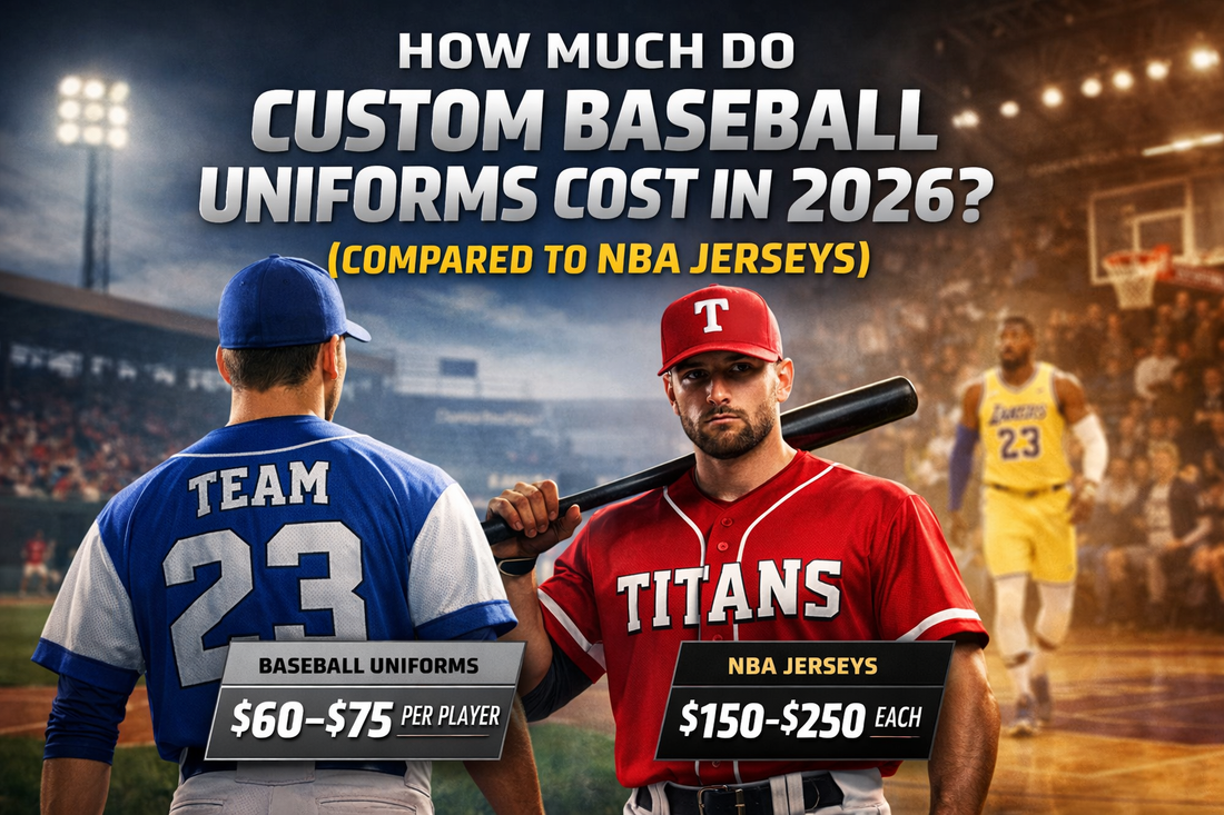 How Much Do Custom Baseball Uniforms Cost in 2026? (Compared to NBA Jerseys)
