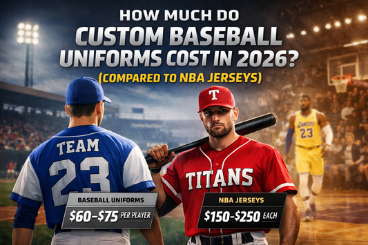 How Much Do Custom Baseball Uniforms Cost in 2026? (Compared to NBA Jerseys)