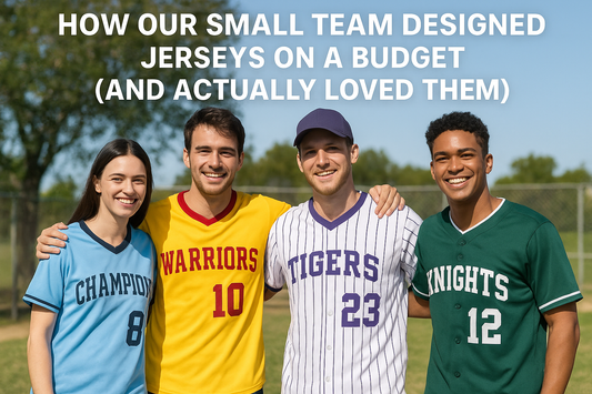 How Our Small Team Designed Jerseys on a Budget (And Actually Loved Them)