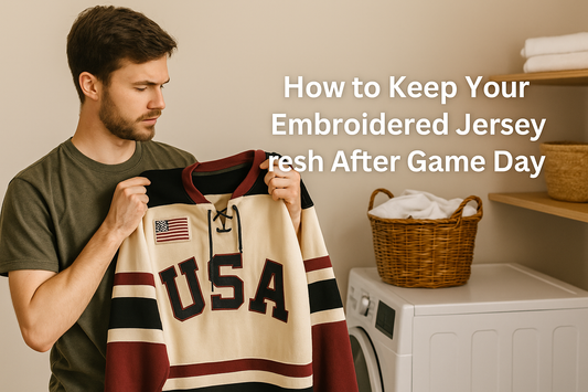 How to Keep Your Embroidered Jersey Fresh After Game Day