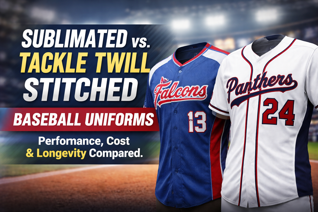 Sublimated vs. Tackle Twill Stitched Baseball Uniforms: Performance, Cost & Longevity Compared