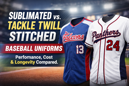 Sublimated vs. Tackle Twill Stitched Baseball Uniforms: Performance, Cost & Longevity Compared