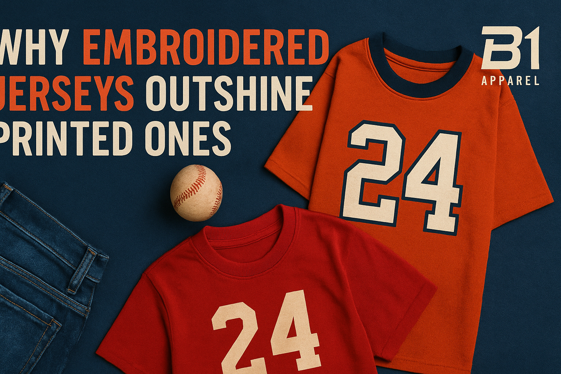 Why Embroidered Jerseys Outshine Printed Ones