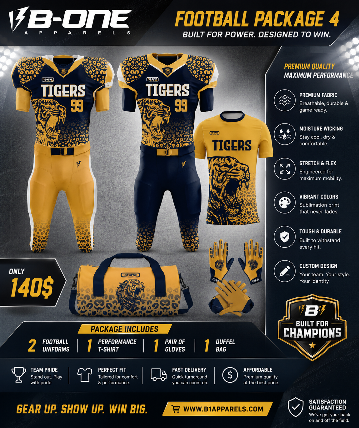 Football Package 4 – Ultimate Game-Day Set