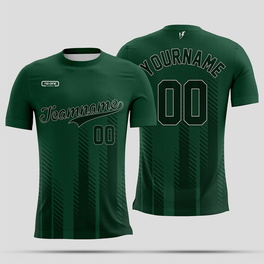 Kelly Green & dark green  Dri-Fit Texture T-Shirt – Custom Sublimated Athletic Tee