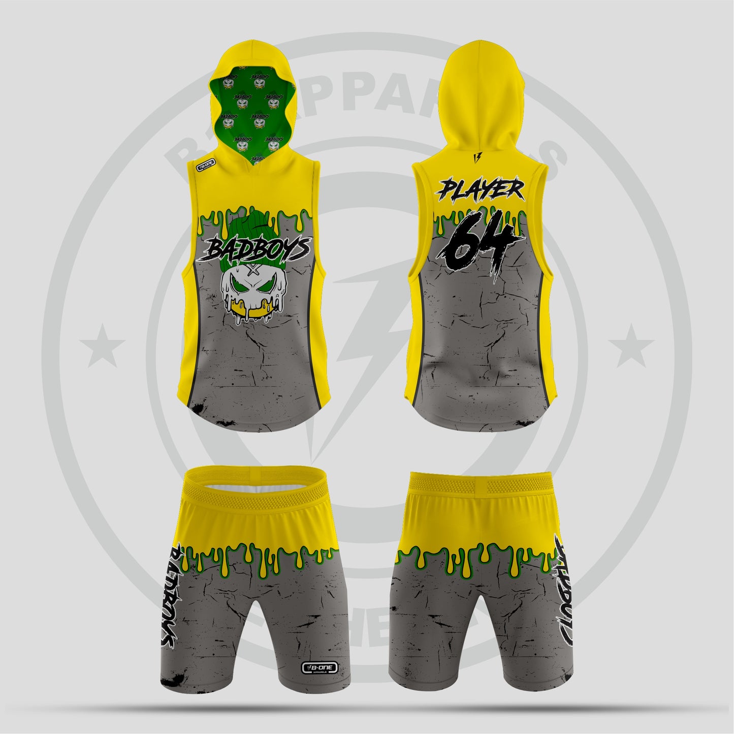 BadBoys Wolf Pack 7v7 Flag Football Uniform – Custom Pro-Style Jersey for Elite Teams