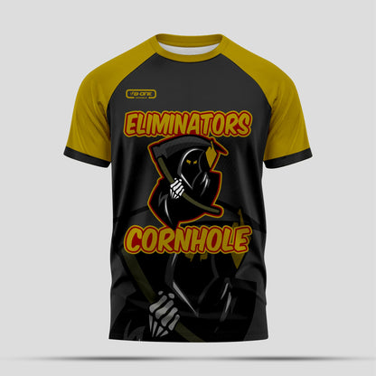 Eliminators Cornhole T-Shirt – Competitive Cornhole Team Shirt for Tournaments & Leagues