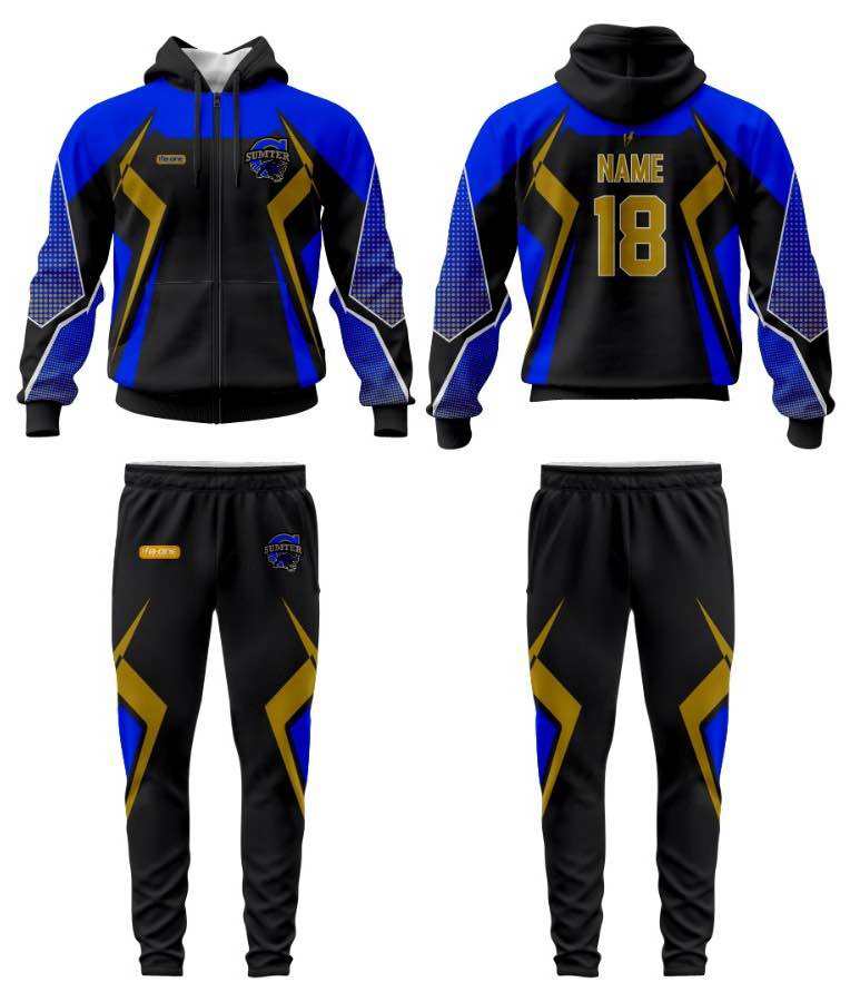 Sumters Sweat Suit light weight sublimation