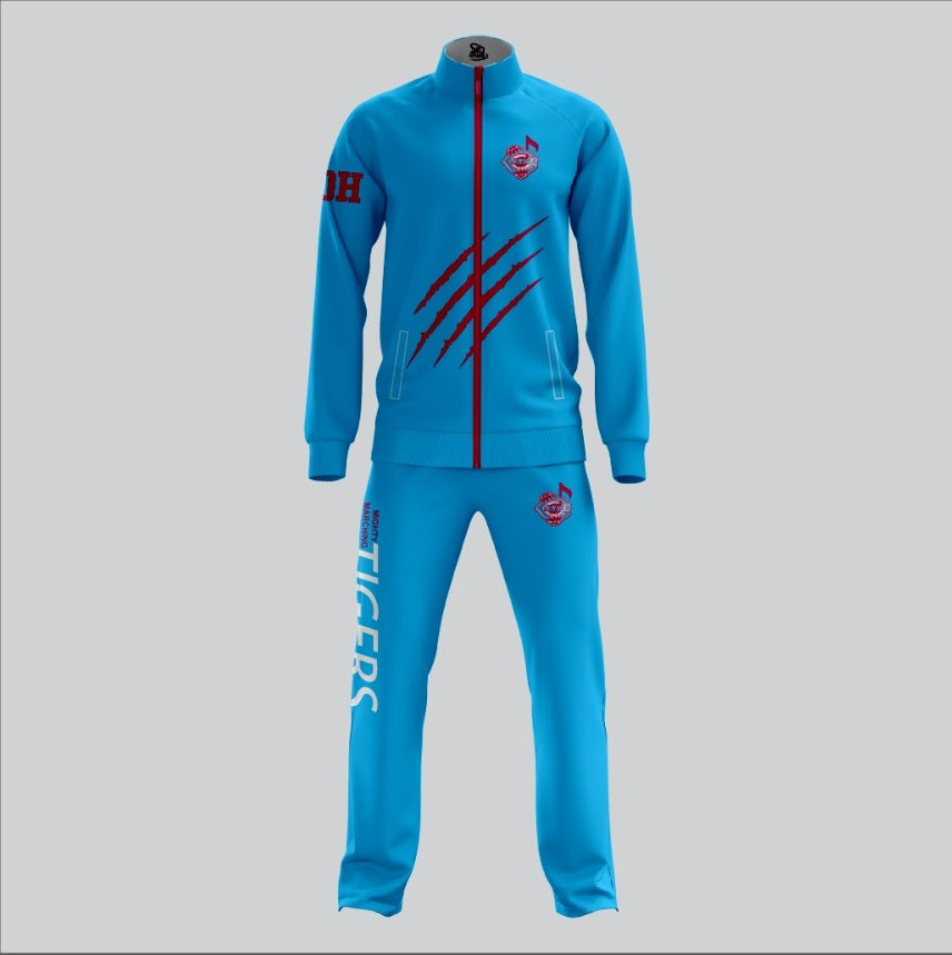 Carver Blue  warmup suit sublimation light weight top and bottom by SRJ (Copy)