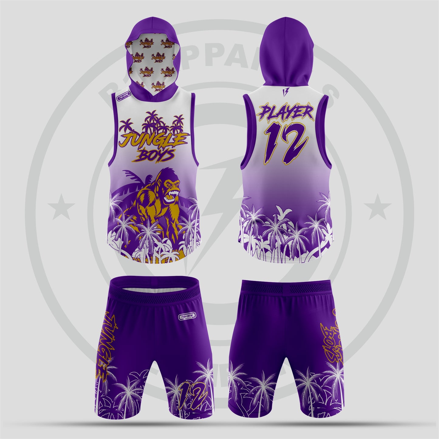 Jungel Boys 7v7 Flag Football Uniform – Custom Pro-Style Jersey for Elite Teams